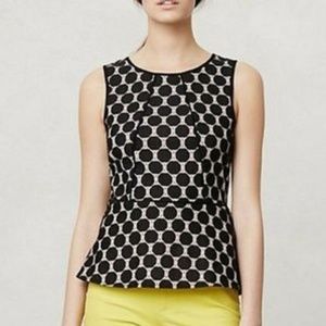 Anthropologie Weston Wear peplum top